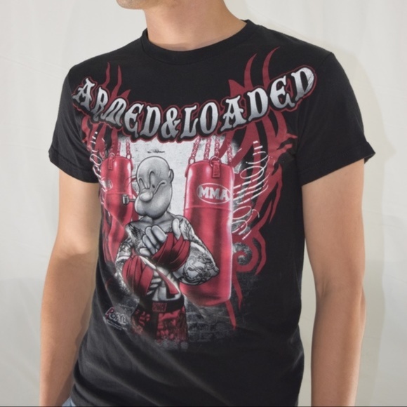 Popeye MMA / Boxing Short Sleeve Tee - Picture 1 of 6
